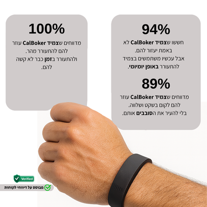 צמיד ההשכמה מבית CalBoker™