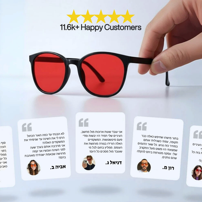 משקפי חסימת אור כחול מבית CalBoker